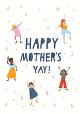 happy dab Mothers Day Card 37712 created by The Cardy Club
