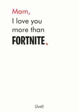 fortnite I Mothers Day Card 36197 created by Different Design Co