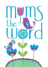 the word Mothers Day Card 12787 created by Cathy Brear