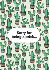 sorry being Sorry Card 9185 created by Bronte Laura Illustration