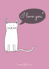 cat love Mothers Day Card 10746 created by Carissa Tanton