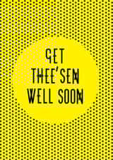 soon poorly Get Well Card 14701 created by Reyt Good Illustration