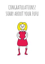 congrats sorry New Baby Card 14706 created by Sahara Designs