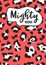 mighty mama Pregnancy Card 9922 created by Bonnie Blackbird