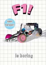 F1 Racing Birthday Card 14735 created by I Do Not Careds