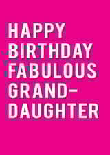 happy fabulous Birthday Card 6627 created by Redback Cards