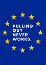 brexit politics New Baby Card 3331 created by Kasia Cards