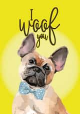 French Bulldog Valentines Day Card 38731 created by Inkwells Creations
