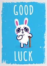 lucky rabbit Good Luck Card 13150 created by Hoborobo