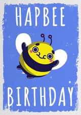 bee hapbee Birthday Card 36433 created by Hoborobo