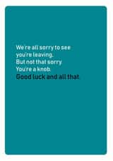 were all Good Luck Card 14783 created by turds of wisdom