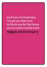 card times Anniversary Card 14784 created by turds of wisdom