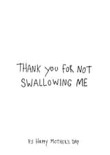 thank you swallowing Mothers Day Card 7293 created by Naughty Nice