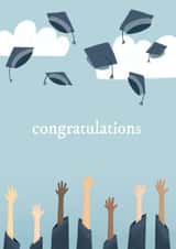 Graduation Celebration Card - Congratulations created by Sian Moore Illustration