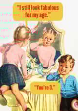 still look Birthday Card 38382 created by Empty Roll Cards