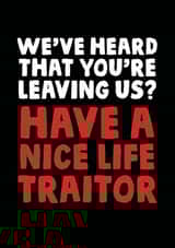 Leaving nice New Job Card 13207 created by Studio Doodles