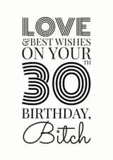 30 thirty Birthday Card 31843 created by Troy Pickering