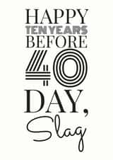 30 thirty Birthday Card 31844 created by Troy Pickering