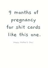 moths pregnancy Mothers Day Card 14468 created by Picardso