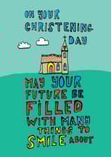 future filled Christening Card 14930 created by Alice Palace
