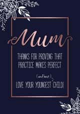 proving practice Mothers Day Card 39040 created by Francesca Sullivan