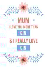 mum G&T Mothers Day Card 4803 created by Hello Fridays Studio
