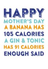 Humour Typographic Mothers Day Card 3582 created by Do You Punctuate?