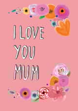 floral flowers Mothers Day Card 31902 created by Hello Hatty