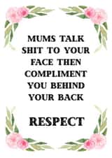 compliment respect Birthday Card 39172 created by Foxy Cards