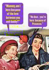 mothers fathers Card 38386 created by Empty Roll Cards