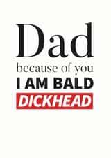 because you Father's Day Card 14470 created by Picardso