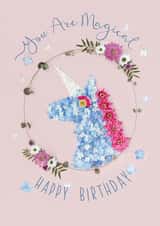 unicorn magical Birthday Card 8361 created by Love Lila Photography