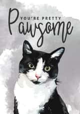 pawsome awesome Anniversary Card 14750 created by Inkwells Creations