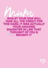 mum whilst Mothers Day Card 8159 created by Filthy Sentiments