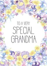 Grandma, you're special, you're fun. You mean the world to me created by Zoe-Claire