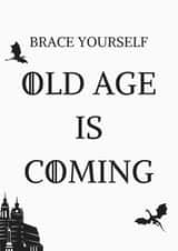 game of thrones jon snow Birthday Card 12377 created by Original Fox Cards