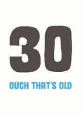 30 that Birthday Card 8985 created by Mostly Beautiful