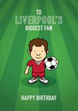 Football Soccer Birthday Card 15087 created by Little Monsters