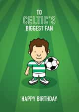 Football Soccer Birthday Card 15088 created by Little Monsters