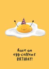 Egg-cellent Birthday Card created by Easel & Bear