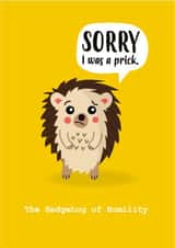 sorry prick Sorry Card 13741 created by Charli Tait Creative