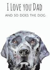 From the Dog dad Father's Day Card 24091 created by Jo Scott Art