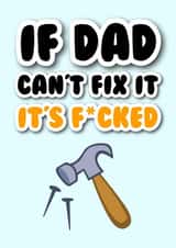 If Dad Cant Fix It Father's Day Card created by Bonnie Banter