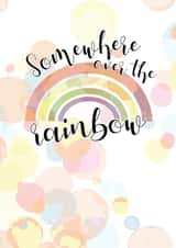 somewhere over Thinking of you Card 39300 created by Tenovus Cancer Care