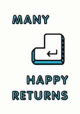 spoof returns Birthday Card 14871 created by LS20 Letterpress Studio