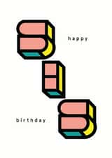 sister adult Birthday Card 14872 created by LS20 Letterpress Studio