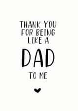 Father's figure Father's Day card created by The Monochrome Bow