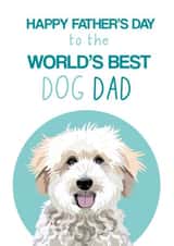 World's best dog Dad Father's Day card created by Pet Friendly