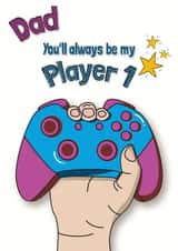 gamer gaming Father's Day Card 33253 created by Naughty Nature