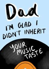 Funny Music Themed Card for Dad Birthday | Father's Day created by Studio Yelle